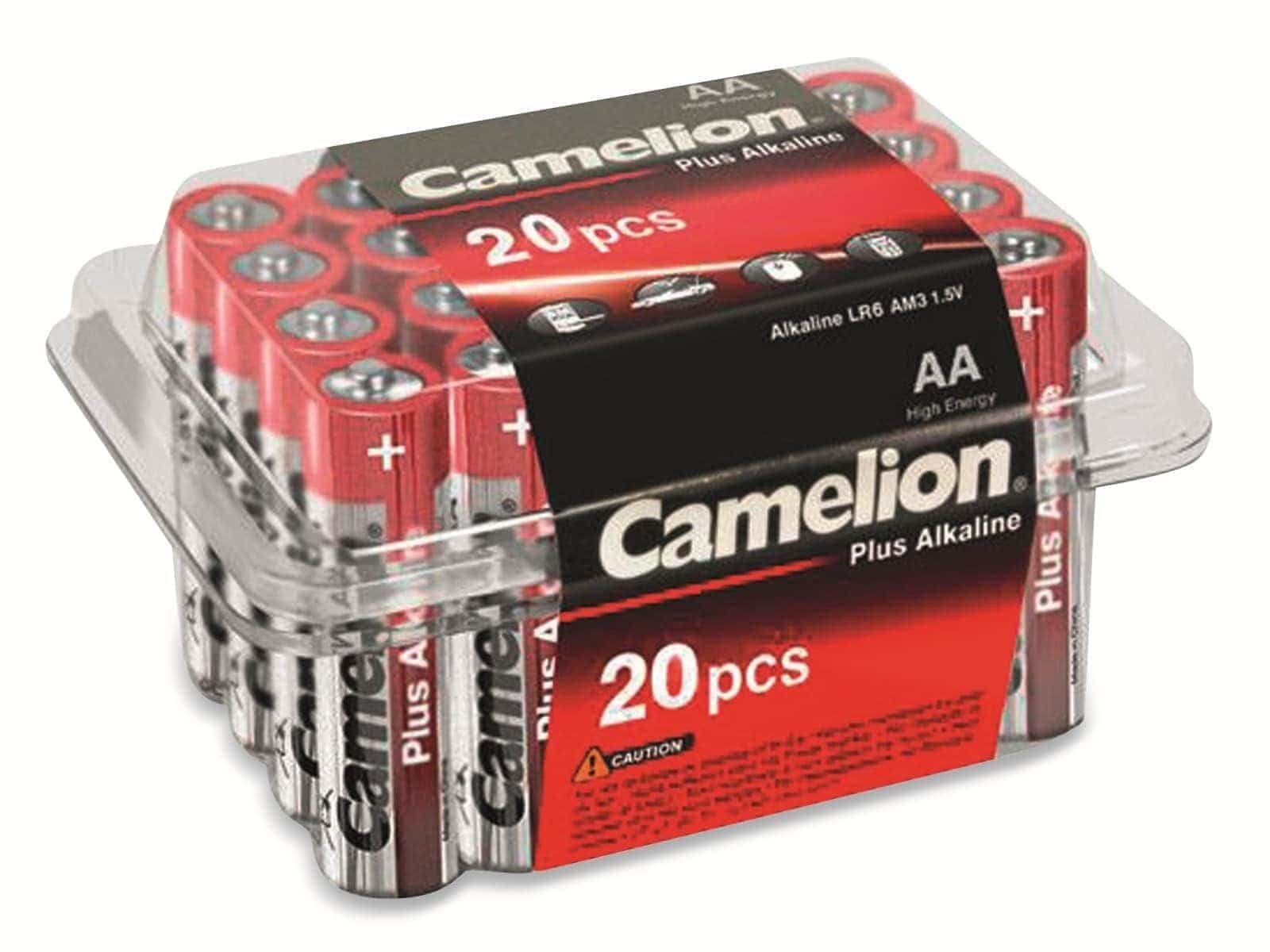 CAMELION Mignon-Batterie, Plus-Alkaline, LR6, 20 Stück von Camelion