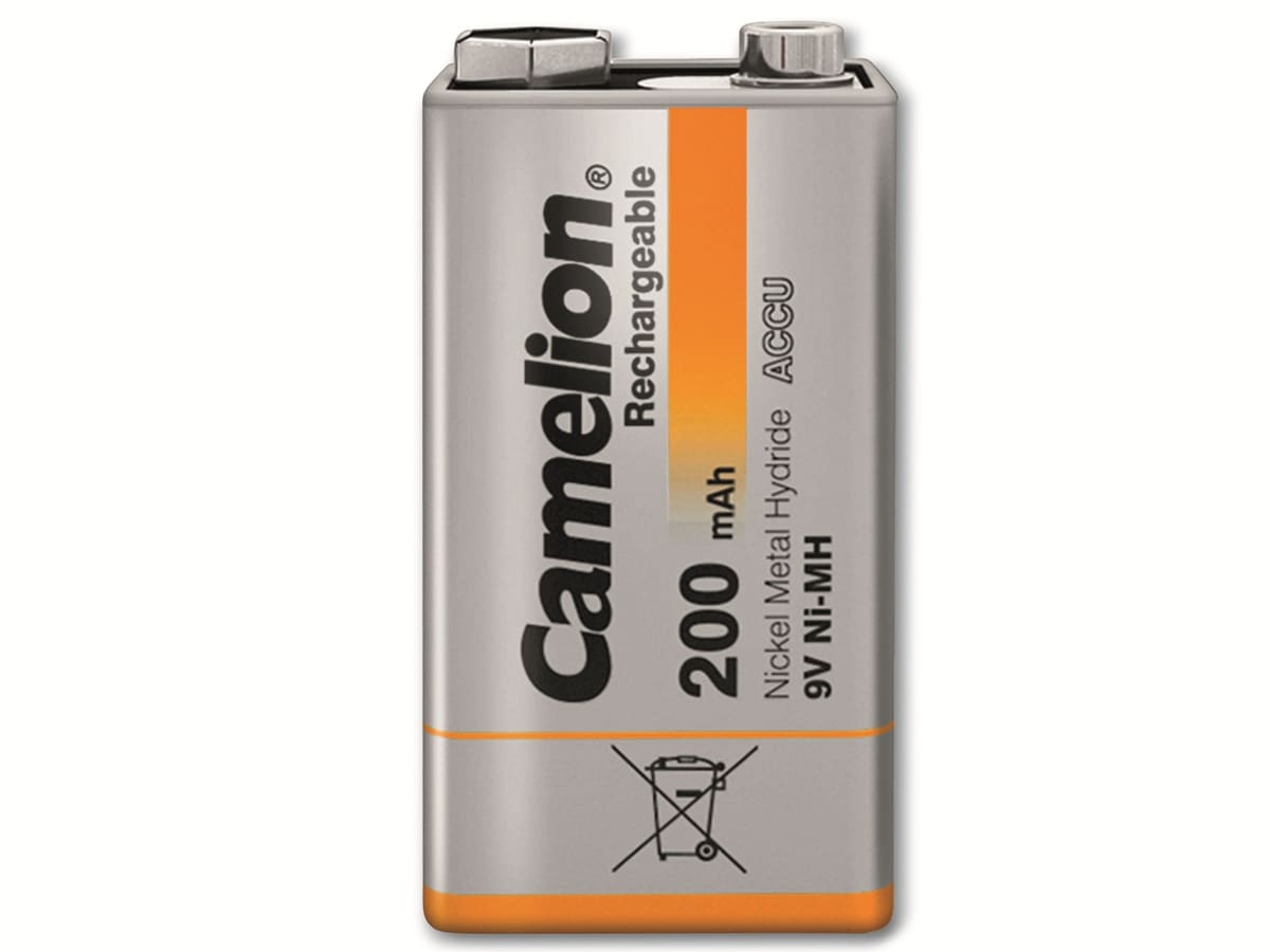 CAMELION NiMH-9 V-Blockakku 200 mAh von Camelion