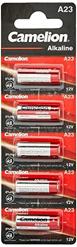 Camelion 11050523 Plus Alkaline Batterien ohne Quecksilber LR23/A/12 Volt, 5er von Camelion