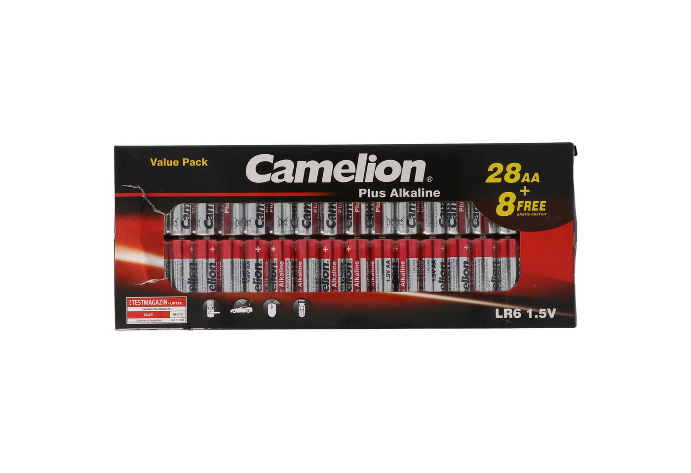 Camelion 28+8 gratis, Sparpack Camelion Plus Alkaline Mignon Batterien, AA, LR Batterie Camelion 28+8 gratis, Sparpack Camelion Plus Alkaline Mignon Batterien, AA, LR Batterie von Camelion
