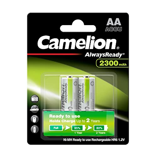 Camelion Always Ready-to-use Mignon Akku NI-MH 1,2V / 2300mAh 2er Blister von Camelion
