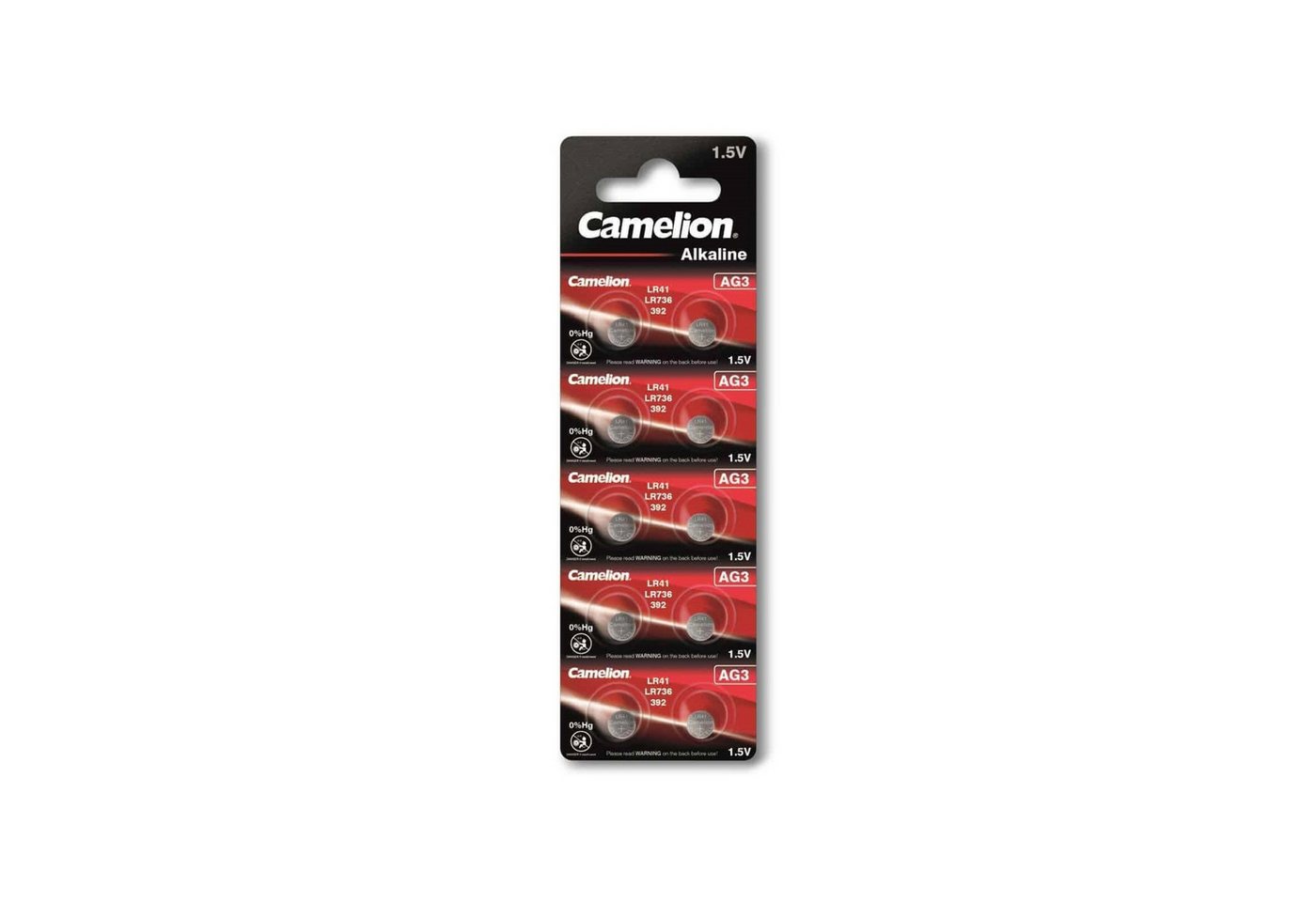 Camelion CAMELION Knopfzelle AG3, 10 St. Batterie Camelion CAMELION Knopfzelle AG3, 10 St. Batterie von Camelion