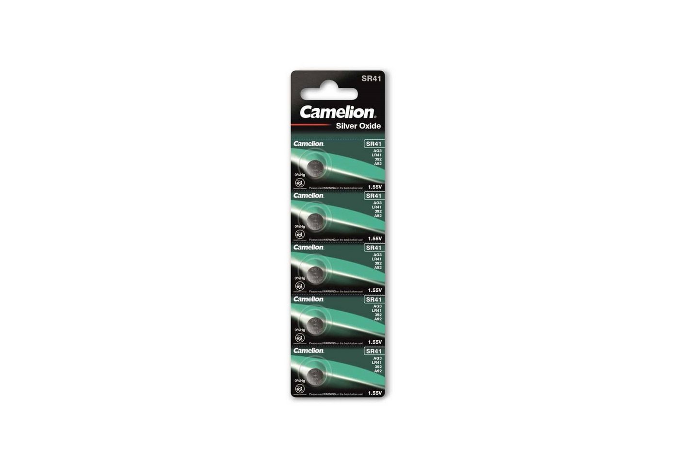 Camelion CAMELION Knopfzelle SR41W 5 St. Batterie Camelion CAMELION Knopfzelle SR41W 5 St. Batterie von Camelion