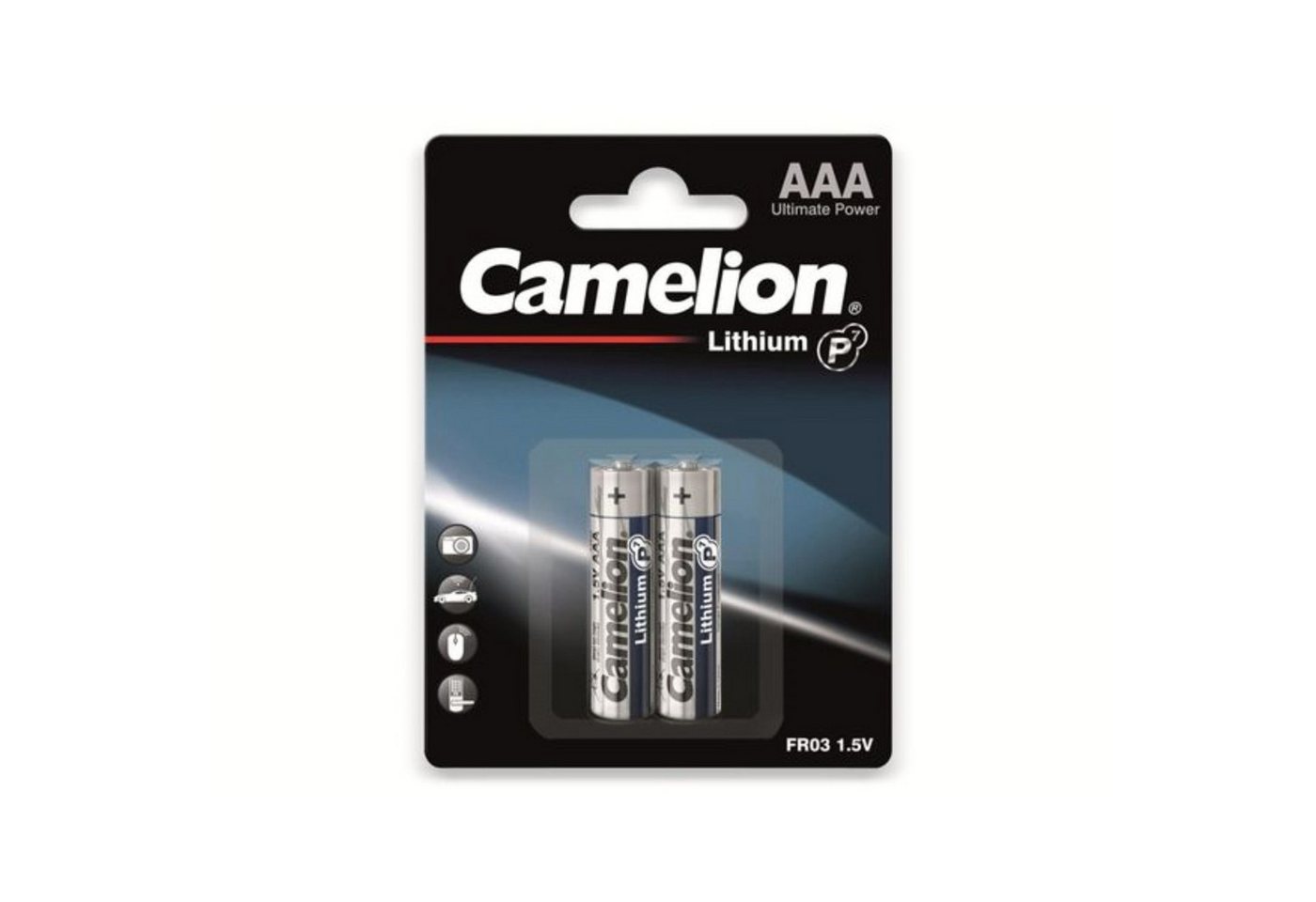 Camelion CAMELION Micro-Batterie, Lithium, FR03, 2Stück Batterie Camelion CAMELION Micro-Batterie, Lithium, FR03, 2Stück Batterie von Camelion