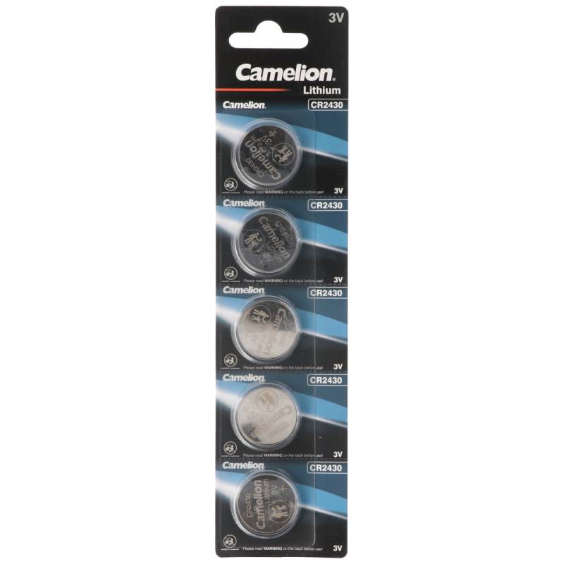 Camelion CR2430 Lithium Batterie im praktischen 5er Set von Camelion