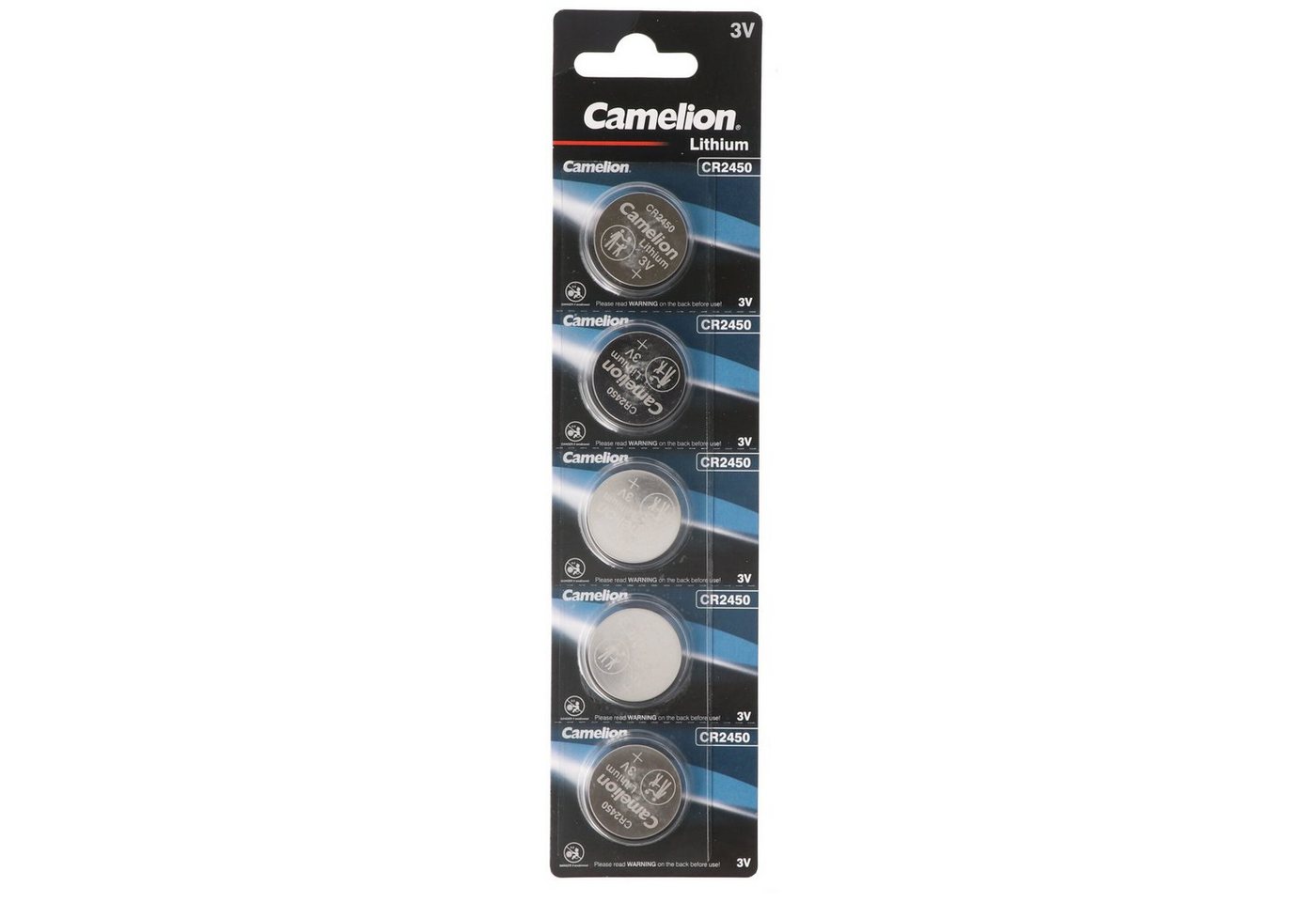 Camelion Camelion CR2450 Lithium Batterie im praktischen 5er Set Batterie Camelion Camelion CR2450 Lithium Batterie im praktischen 5er Set Batterie von Camelion