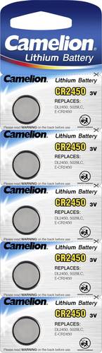 Camelion Knopfzelle CR 2450 3V 5 St. 550 mAh Lithium CR2450 von Camelion