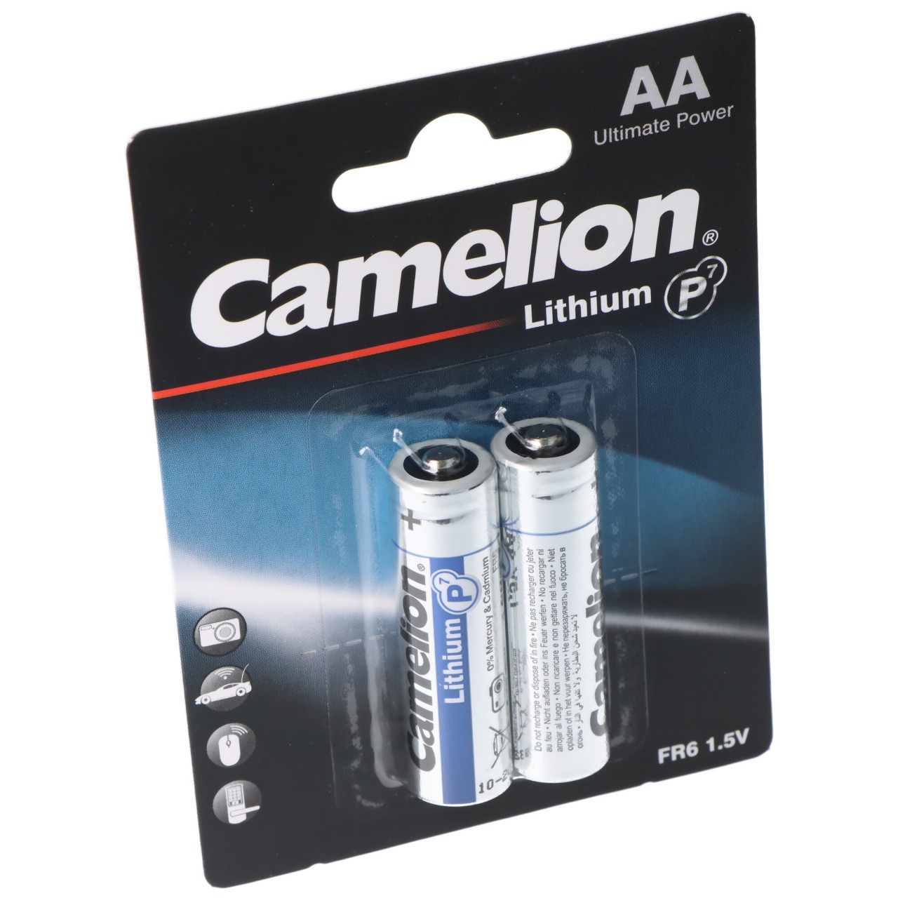 Camelion Lithium Batterie AA, Mignon, FR6, 1,5V, 2er-Blister Camelion Lithium Batterie AA, Mignon, FR6, 1,5V, 2er-Blister von Camelion