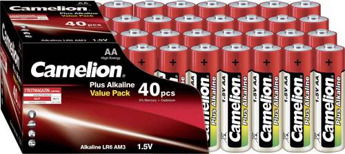 Camelion Plus LR06 Mignon (AA)-Batterie Alkali-Mangan 1.5V 40St. von Camelion