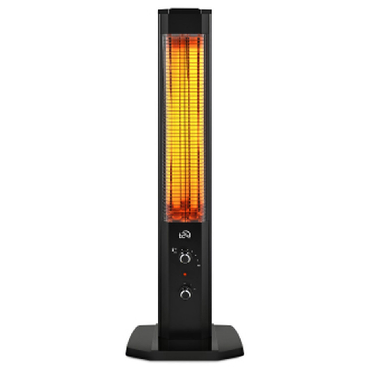 T24 Heizstrahler mit Thermostat, energiesparend, regelbar 600-1200W, Heizung in schwarz T24 Heizstrahler mit Thermostat, energiesparend, regelbar 600-1200W, Heizung in schwarz von Camelion