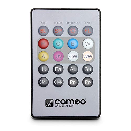 Cameo Light CLPFLAT1REMOTE Infrarot Fernbedienung für Flat PAR CAN Scheinwerfer von Cameo Light