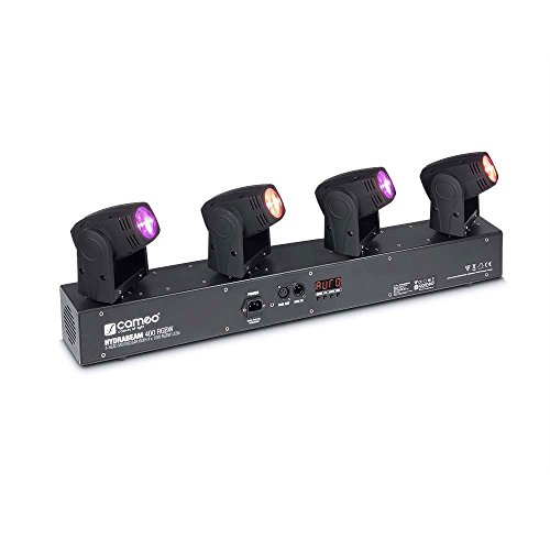 Cameo HYDRABEAM 400 RGBW Lichtanlage mit 4 Ultraschnellen 10 W CREE RGBW Quad-LED Moving Heads von Cameo