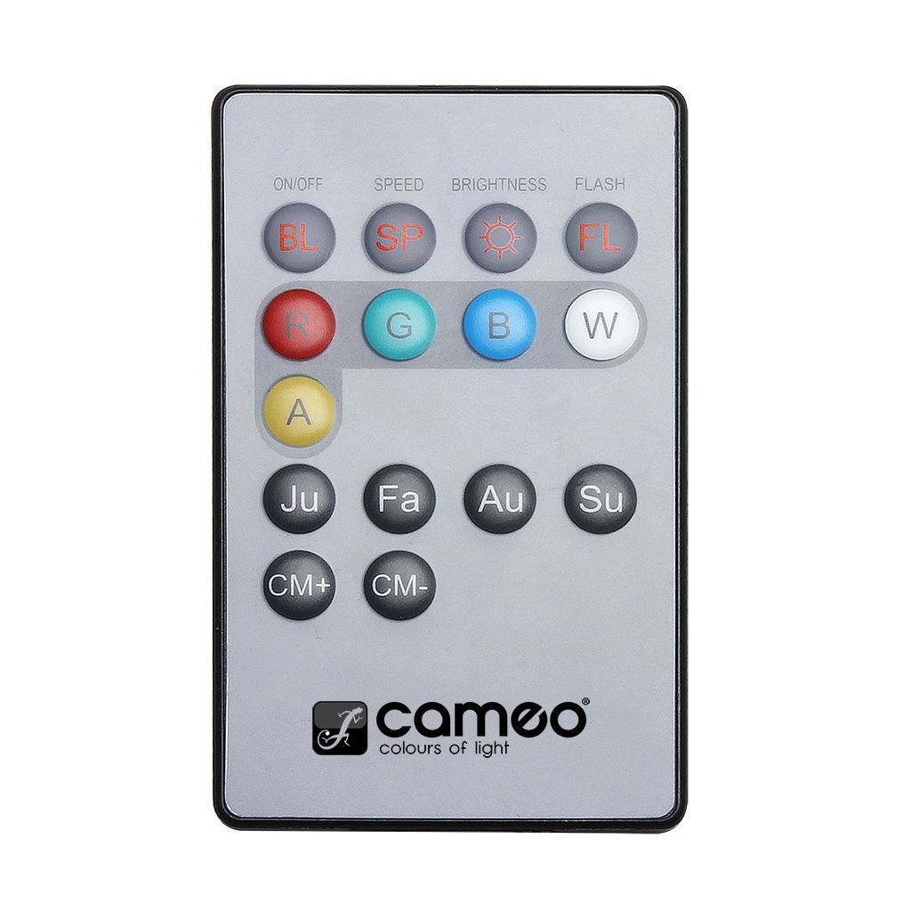Cameo Infrarot Fernbedienung für Flat PAR CAN Scheinwerfer von Cameo