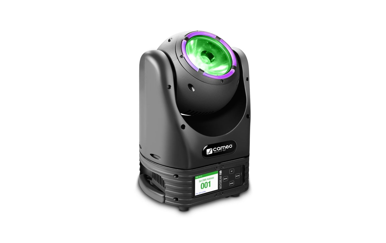 Cameo Movo Beam 100 Beam Moving Head mit LED-Ring und Endlos-Drehung von Cameo