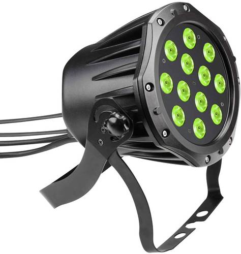 Cameo Outdoor PAR TRI 12 IP 65 LED-PAR-Scheinwerfer Anzahl LEDs (Details): 12 x 3W Schwarz von Cameo