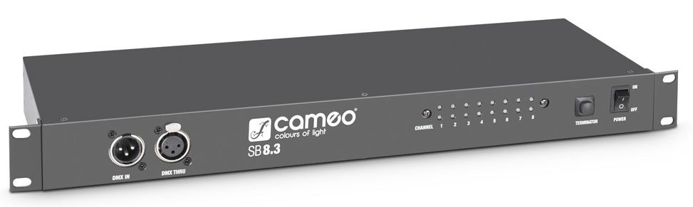 Cameo SB8.3  8-Kanal DMX Splitter / Booster (3-Pol) von Cameo