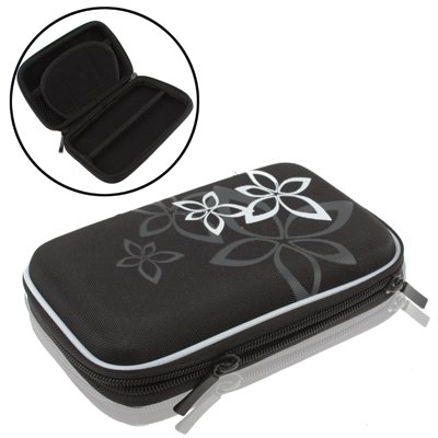 Camera Bag BZN Universalminidigitalkamera Tasche, Universal-Tasche for Digitalkamera, GPS, NDS, NDS Lite, Größe: 135x80x25mm (Magenta) (lila) (weiß) (Schwarz) (Farbe : Black) von CameraParts