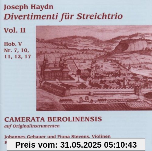 Haydn,Divertimenti II von Camerata Berolinensis