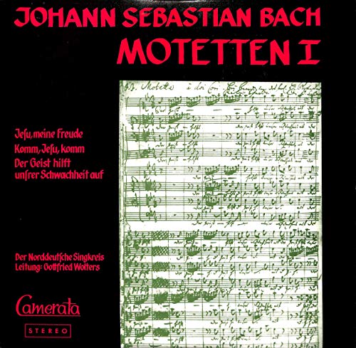 Bach: Motetten I; Jesu, meine Freude; Komm, Jesu, komm; Der Geist hilft unsrer Schwachheit auf - CMS 30009 - Vinyl LP von Camerata