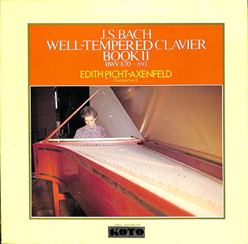 Bach: Well-Tempered Clavier Book II; BWV 870-893 - CMT-1035-1037 - Vinyl Box von Camerata