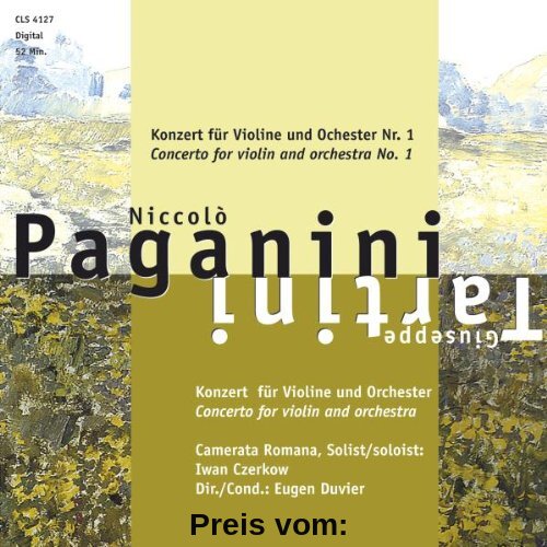 Paganini: Violinkonzert Nr.1, Tartini: Violinkonzert d-moll von Camereta Romana