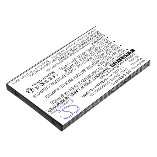 CS-CB200RC Akkus 1850mAh Kompatibel mit [Sonos] für CB200, für CB200WR1, für Controller 200, für Controller CB200, für CR200, für CR200 Ersetzt 01000000118, URC-CB200 von Cameron Sino