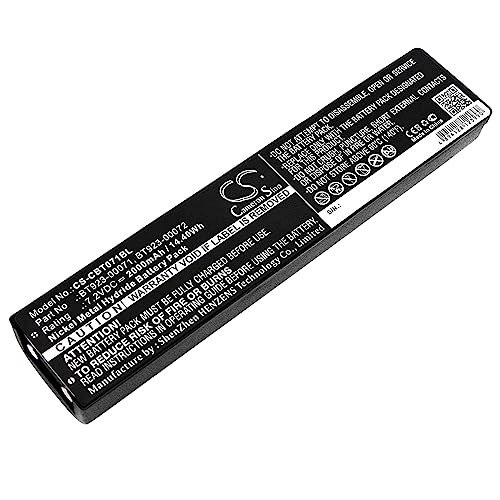 CS-CBT071BL Akkus 2000mAh Kompatibel mit [Cattron Theimeg] Handy, Handy Control II, Handy Control III, TC100, für [Laird] II, III, TC100 Ersetzt BT923-00071, BT923-00072 von Cameron Sino