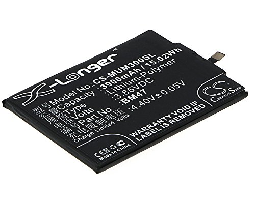 CS Cameron sino Neue Ersatzakku für 3, 3S, 3X, 4X, Redmi 3, Redmi 3 5.0 (3900mAh) BM47 von Cameron Sino