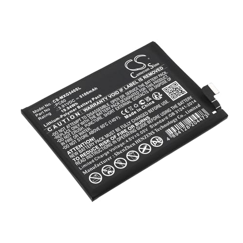 CS Cameron sino Neue Ersatzakku für Moto G54, XT2343 (5100mAh) PC60, SB18D89641 von Cameron Sino