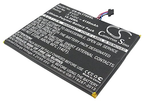 CS Cameron sino Neue Ersatzakku für One Touch EVO 7, OT-T70, T70-2AALDE1 (4150mAh) CAB4160000C1, EVO7 von Cameron Sino