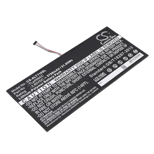 CS Cameron sino Neue Ersatzakku für One Touch Plus 10", OT-8085 (5700mAh) TLp058AC von Cameron Sino