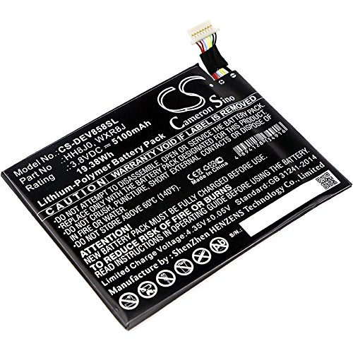 CS Cameron sino Neue Ersatzakku für Venue 8 Pro 5855 (5100mAh) 0HH8J0, HH8J0, WXR8J von Cameron Sino