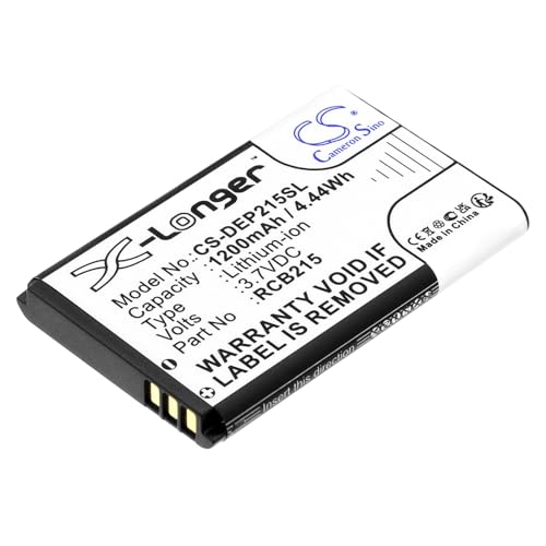 CS-DEP215SL Akkus 1200mAh Kompatibel mit [HQRS] für 777, Kompatibel mit [ONEXT] für Active Phone, für Care-Phone 2, für Care-Phone 3, für Care-Phone 4, Kompatibel mit [Spice] für C5300, für M6464, f von Cameron Sino