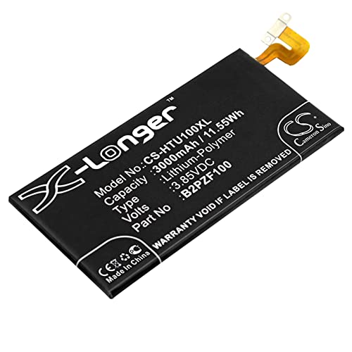 CS-HTU100XL Akkus 3000mAh Kompatibel mit [HTC] 2PZF100, Ocean Note, U Ultra, U Ultra TD-LTE, U-1w Ersetzt 35H00269-00M, für B2PZF100 von Cameron Sino