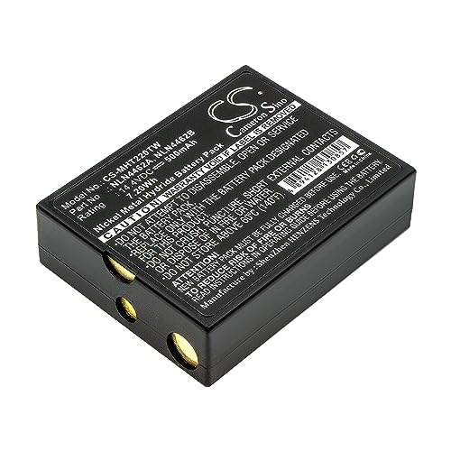 CS-MHT220TW Akkus 500mAh Kompatibel mit [Motorola] BA200N, BA4, BA6, HT210, HT220, MI500, MT500, MT700, PR6900, RF2842, Sonar, Sonar 725BR, BP2979 Ersetzt NLN4462A, NLN4462B von Cameron Sino