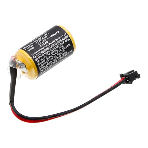 CS-OP210SL Akku 1000mAh Kompatibel mit [Omron] SGDH Amplifier, SGDH ServoRack, Sigma 2, Sigma 2 Absolute Encoder, Sigma II, Sigma II/V Servo Driver Ersetzt JZSP-BA01, für JZSP-BA01-1 von Cameron Sino