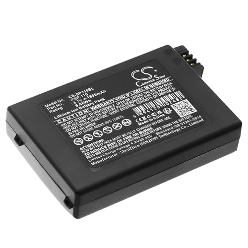 CS-SP110SL Akkus 1800mAh Kompatibel mit [Sony] PSP-1000, PSP-1000G1, PSP-1000G1W, PSP-1000K, PSP-1000KCW, PSP-1001, PSP-1004, PSP-1006 Ersetzt PSP-110 von Cameron Sino