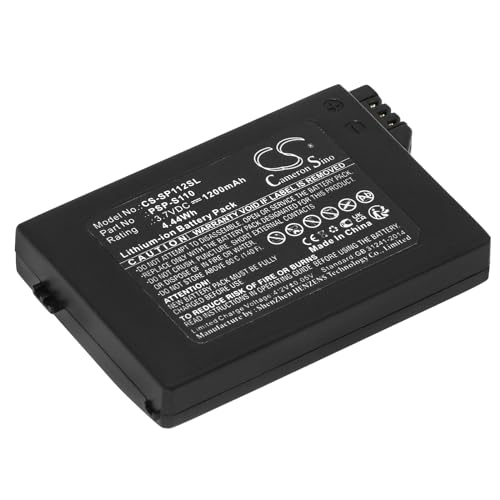 CS-SP112SL Akkus 1200mAh Kompatibel mit [Sony] Lite, PSP 2th, PSP-2000, PSP-2001, PSP-2002, PSP-2003, PSP-2004, PSP-2005, PSP-2006, PSP-2007, PSP-2008, PSP-3000, PSP-3001, PSP-3002, PSP-3003, PSP-300 von Cameron Sino