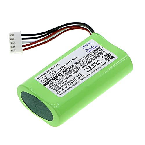 CS-SRX310SL Akku 2600mAh kompatibel mit [Sony] SRS-X3, SRS-XB2, SRS-XB20 ersetzt ST-01 von Cameron Sino