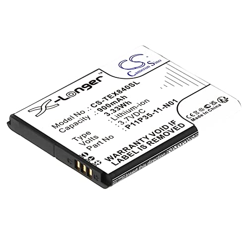 CS-TEX840SL Akkus 900mAh Kompatibel mit [Texas Instruments] Select TI-Nspire CX, TI Nspire CX, TI Nspire CX CAS Graphing, TI-84 CE, TI-84 Plus CE, TI-Nspire CX CAS Ersetzt 3.7L12005SPA, für P11P35-1 von Cameron Sino