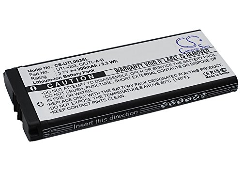 CS-UTL003SL Akkus 900mAh Kompatibel mit [Nintendo] für DS XL, für DSi LL, für DSi XL, für UTL-001 Ersetzt C/UTL-A-BP, UTL-003 von Cameron Sino