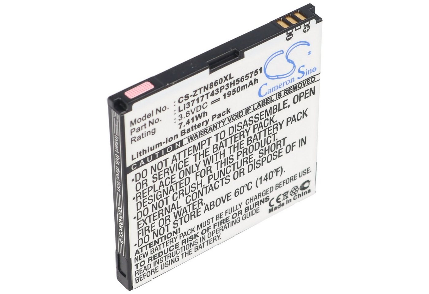 Cameron Sino Akku passend für den MEDION Life P4012 Akku mit 3,7 Volt und 1500mAh Akku 1500 mAh (3,7 V) von Cameron Sino