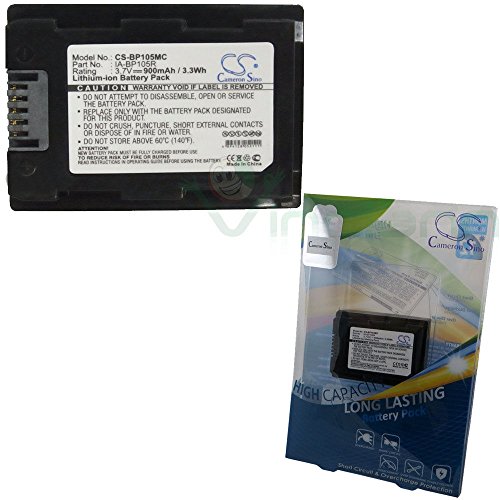 Cameron Sino CS-BP120E Akku für Samsung HMX-S10/HMX-S15/HMX-S16 (1800mAh, 6,66Wh) von Cameron Sino