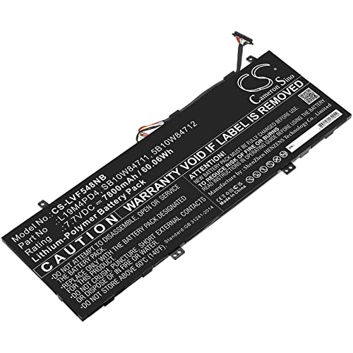 Cameron Sino CS Ersatzakku für Flex 5G, Flex 5G-14Q8CX05(81XE/82AK) (7800mAh) 5B10W84712, L19M4PD4, SB10W84711 von Cameron Sino