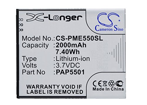 Cameron Sino CS Ersatzakku für MultiPhone 5501 Duo, PAP5501 (2000mAh) PAP5501 von Cameron Sino