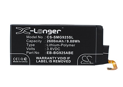 Original X-Longer Akku Batterie Battery für Samsung Galaxy S6 Edge SM-G925F EB-BG925ABE GH43-04420A GH43-04420B Accu von Cameron Sino