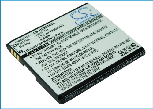 VINTRONS 3.7V Battery for Huawei U8850, Vision, U8651, IDEOS U8650, Ascend Y200, U8666, Sonic, Summit VINTRONS 3.7V Battery for Huawei U8850, Vision, U8651, IDEOS U8650, Ascend Y200, U8666, Sonic, Summit von VINTRONS