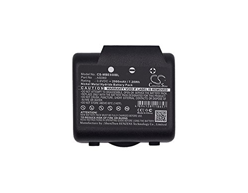 Versand per DHL Cameron Sino 2000mAh Akku AS060 für IMET BE5500, M550S Thor, M550S Zeus von Cameron Sino