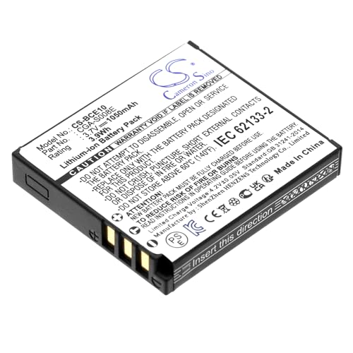 Vintrons Akku 1050 mAh für Panasonic hm-ta1h, dmw-bce10pp, sdr-s26, DMW-BCE10E, Lumix dmc-fx33gk Vintrons Akku 1050 mAh für Panasonic hm-ta1h, dmw-bce10pp, sdr-s26, DMW-BCE10E, Lumix dmc-fx33gk von Cameron Sino