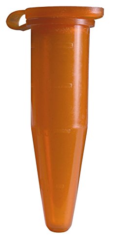 Camlab Kunststoffe RTP/77120-A konischen MicroTube, 1,5 ml, Bernstein (500 Stück) von Camlab Plastics